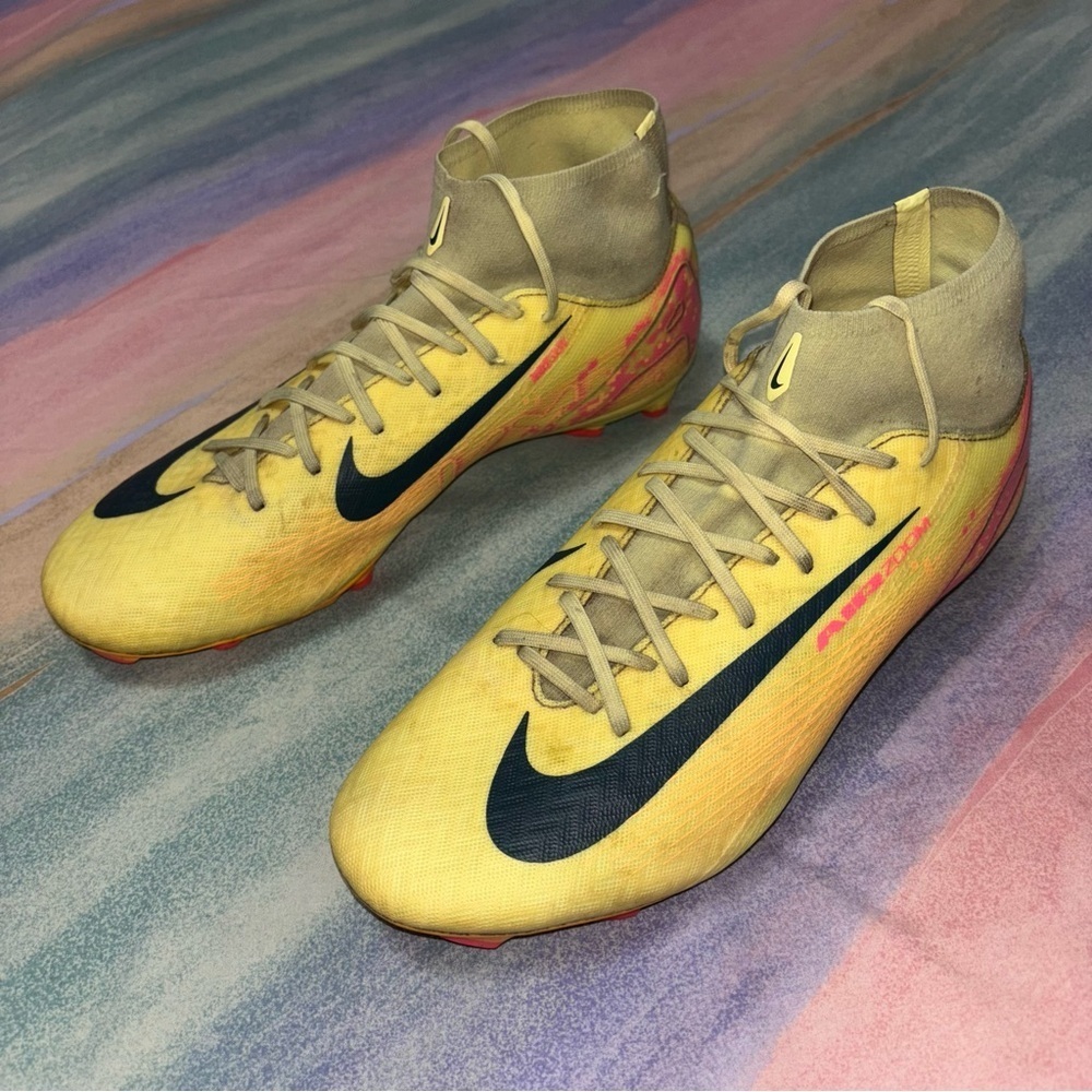 Nike ZM Superfly 10 Elite KM soccer football Laser Orange kylian Mbappe Mens 10